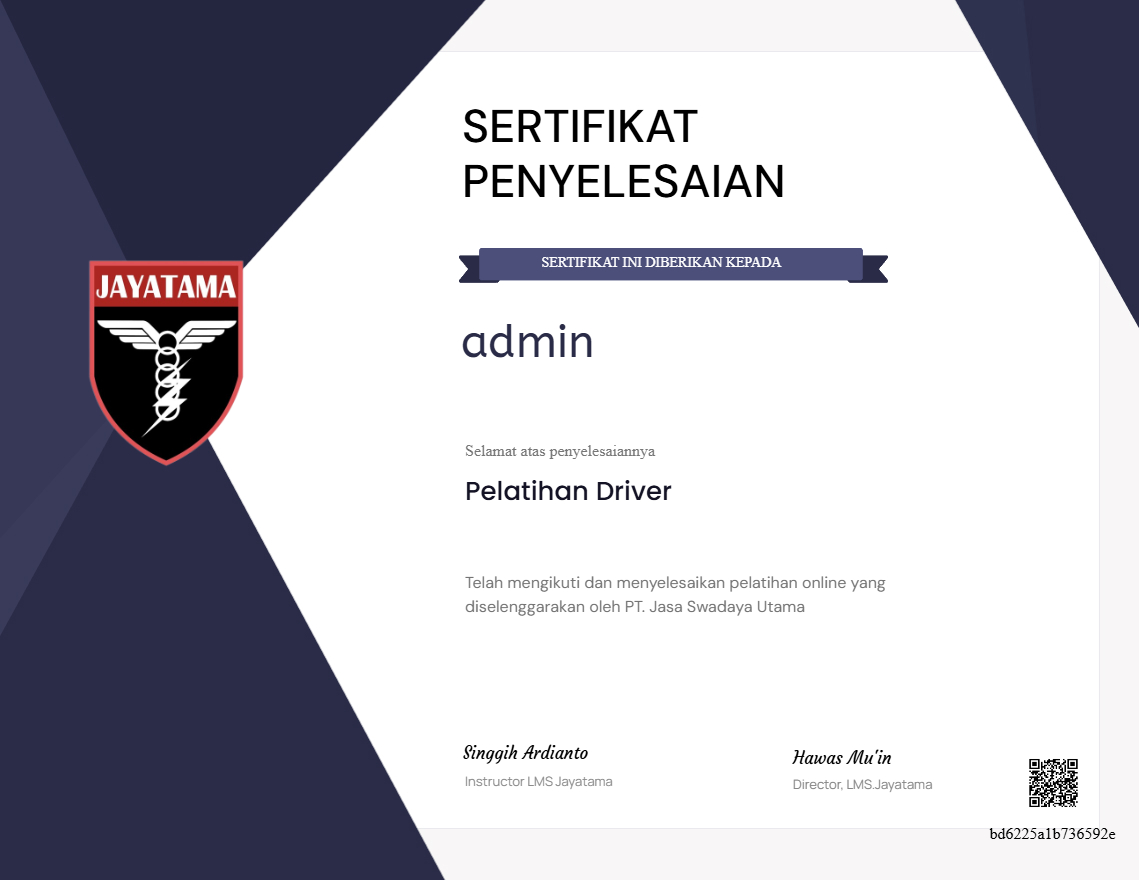 Pelatihan Driver